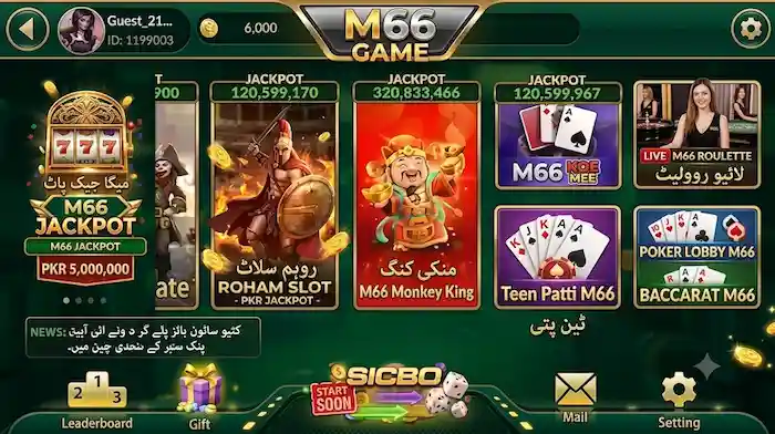 M666 Game Interface image